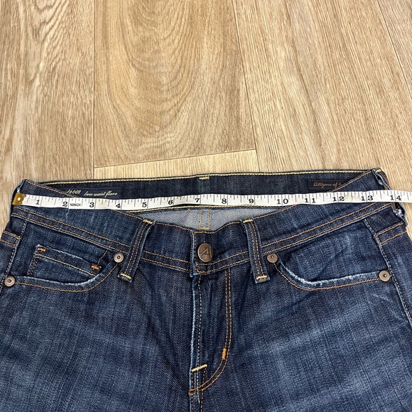Citizens Of Humanity Ingrid 002 stretch low waist flare size 25 - Picture 7 of 12